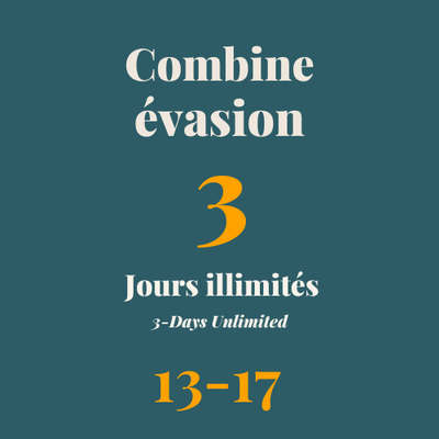 Combine Évasion 13-17 ans 3 Jours