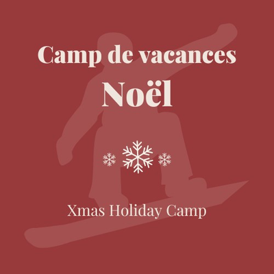 Camp de vacances planche à neige – Noël 2-4 janv. – 6 à 8 ans – 3 journées  Freestyle