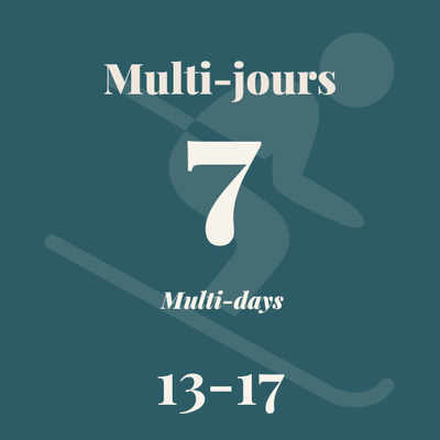 Multi-day ticket 7 days - 13-17 years old