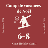 Christmas Holiday Camp 2 - 3 Half Days Snowboard 6-8 years old