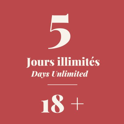 5 Day Unlimited Combo 18+ Years Old