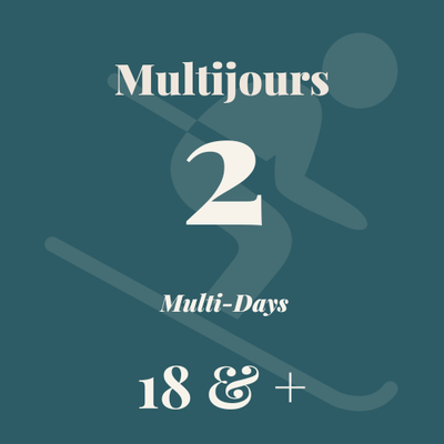 Billets multijours 2 jours - 18 ans et +