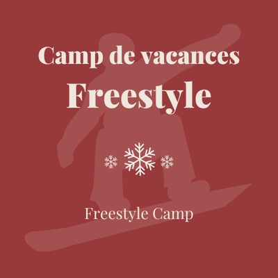 Camp de vacances planche à neige – Relâche 4-6 mars  – 6 à 8 ans – 3 journées Freestyle