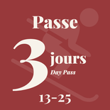 3-Day Pass 13-25 years old