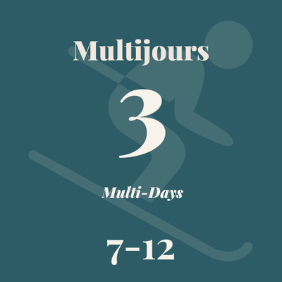 Billets multijours 3 jours - 7-12 ans