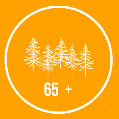 65+ Abonnement de saison de semaine