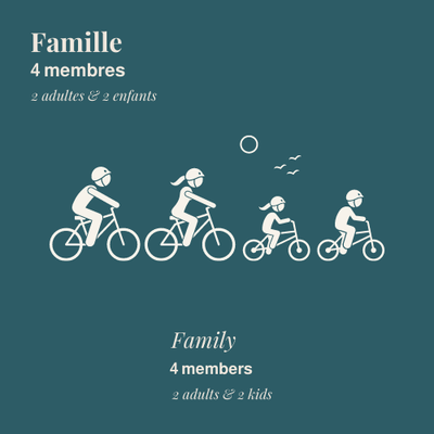 Family Mountain Bike ticket from 2pm to 5pm