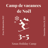 Christmas Holiday Camp 1 - 3 Half Days SKI 3 to 5 years old