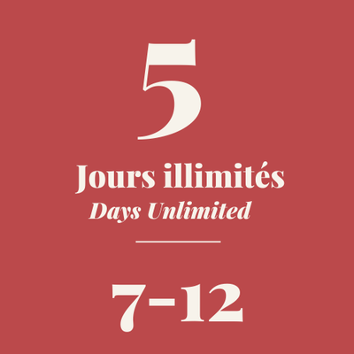 5 Day Unlimited Combo 7-12 Years Old