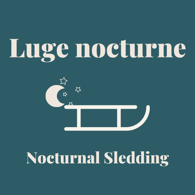 Luge nocturne avec cat ski