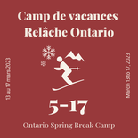 Ontario Spring Break - 3 Days - Ski - 5 to 17 years old