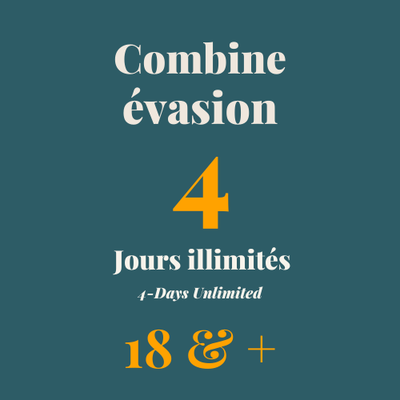 Combine Évasion 18 ans et + 4 Jours