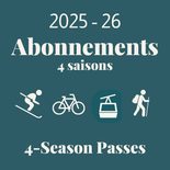 18-69 - Abonnement 4 saisons individuel semaine 2025-26