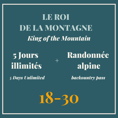 King of the Mountain + BackCountry Pass