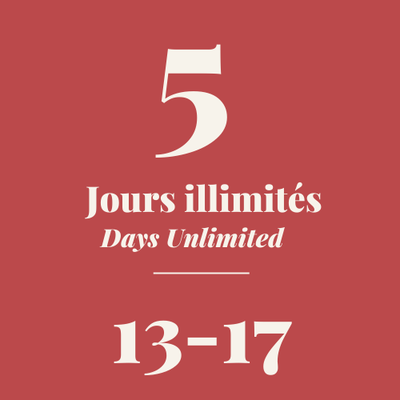5 Day Unlimited Combo 13-17 Years Old
