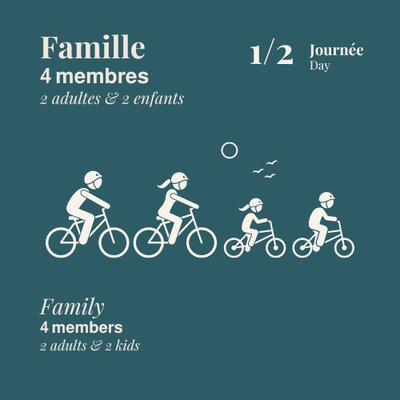 Family Mountain Bike ticket from 2pm to 5pm