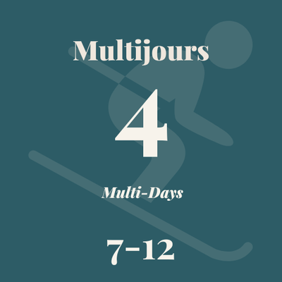 Billets multijours 4 jours - 7-12 ans