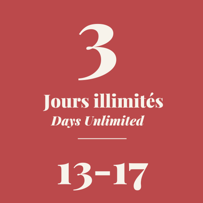 3 Day Unlimited Combo 13-17 Years Old
