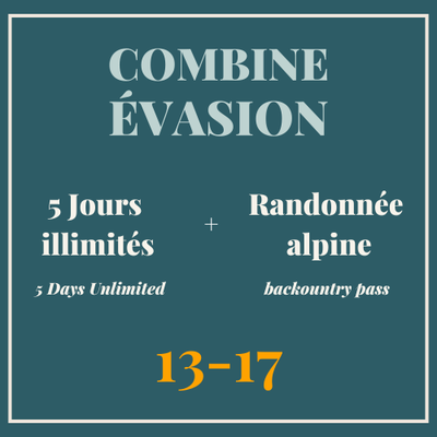 Combine Évasion 13-17 + Randonnée alpine