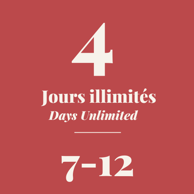 4 Day Unlimited Combo 7-12 Years Old