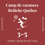 Camp de vacances Québec - 3 demi-journées - ski - 3 à 5 ans
