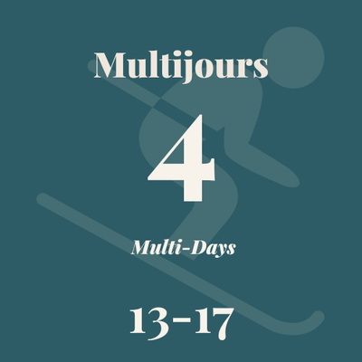 Billets multijours 4 jours - 13-17 ans