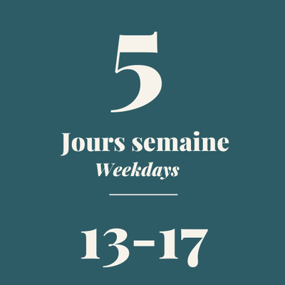 5 Day Weekday Combo 13-17 Years Old