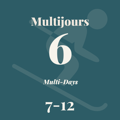 Billets multijours 6 jours - 7-12 ans