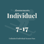 7 à 17 ans | Abonnement individuel illimité