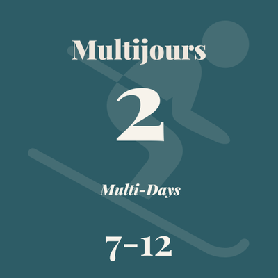 Billets multijours 2 jours - 7-12 ans