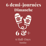 Children Sunday Program 6 Half Days - Ski - 6 y/o +