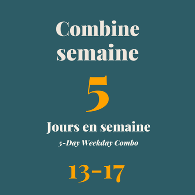 Weekday Combo 13-17 Years Old