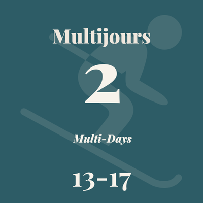 Billets multijours 2 jours - 13-17 ans