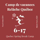 Quebec Spring Break - 2 Half Days - Ski - 6 to 17 years old